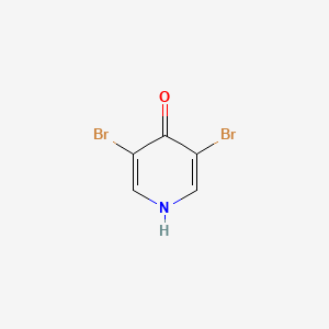 Chemical structure of 3,5-Dibromo-4-hydroxypyridine