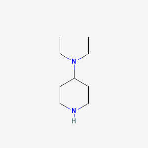 Chemical structure of 4-Diethylamino-piperidine