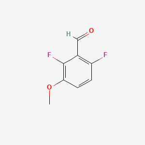 Chemical structure of 2,6-Difluoro-3-methoxybenzaldehyde