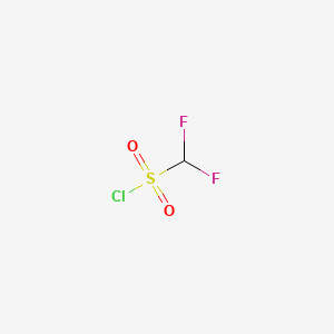 Chemical structure of Difluoromethanesulfonyl chloride
