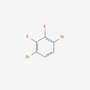 Chemical structure of 1,4-Dibromo-2,3-difluorobenzene