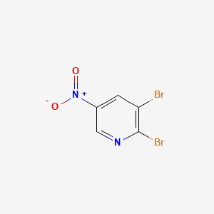 Chemical structure of 2,3-Dibromo-5-nitropyridine