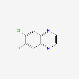 Chemical structure of 6,7-Dichloroquinoxaline