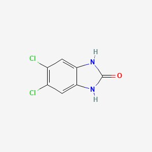 Chemical structure of 5,6-Dichloro-1H-benzo[d]imidazol-2(3H)-one