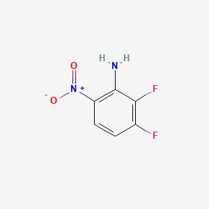 Chemical structure of 2,3-Difluoro-6-nitroaniline