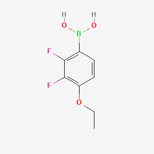 Chemical structure of B-(4-Ethoxy-2,3-difluorophenyl)boronic acid