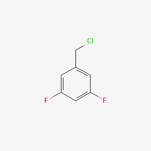 Chemical structure of 3,5-Difluorobenzyl chloride