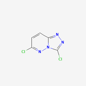 Chemical structure of 3,6-Dichloro[1,2,4]triazolo[4,3-b]pyridazine