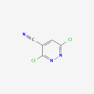 Chemical structure of 3,6-Dichloropyridazine-4-carbonitrile