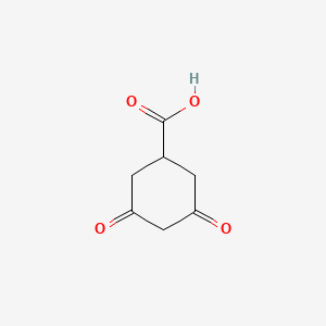 Chemical structure of 3,5-Dioxocyclohexanecarboxylic acid