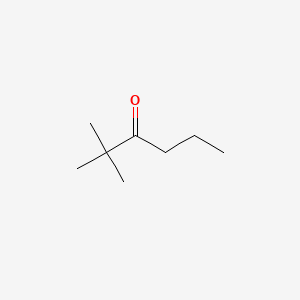 Chemical structure of 2,2-Dimethyl-3-hexanone
