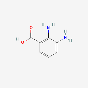 Chemical structure of 2,3-Diaminobenzoic acid