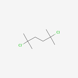 Chemical structure of 2,5-Dichloro-2,5-dimethylhexane