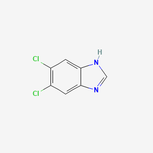 Chemical structure of 5,6-Dichlorobenzimidazole