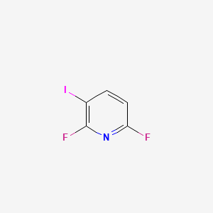 Chemical structure of 2,6-Difluoro-3-iodopyridine