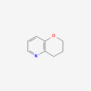 Chemical structure of 3,4-Dihydro-2h-pyrano[3,2-b]pyridine