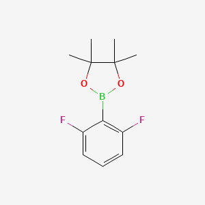 Chemical structure of 2,6-Difluorophenylboronic acid pinacol ester