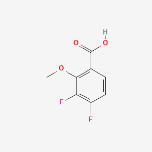 Chemical structure of 3,4-Difluoro-2-methoxybenzoic acid