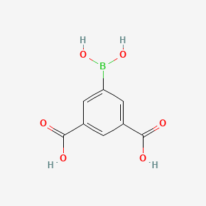 Chemical structure of 3,5-Dicarboxyphenylboronic acid(contains varying amounts of Anhydride)