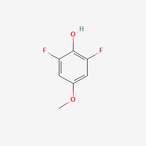 Chemical structure of 2,6-Difluoro-4-methoxyphenol