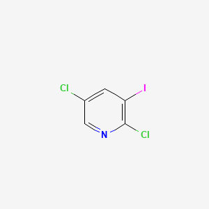 Chemical structure of 2,5-Dichloro-3-iodopyridine