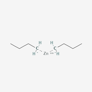 Chemical structure of Di-n-butyl zinc