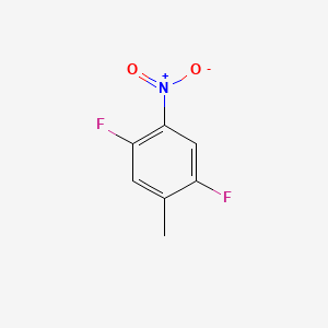 Chemical structure of 2,5-Difluoro-4-nitrotoluene