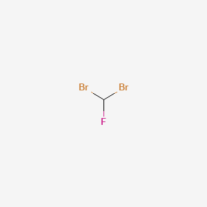 Chemical structure of Fluorodibromomethane