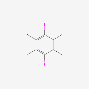Chemical structure of 1,4-DIIODO-2,3,5,6-TETRAMETHYLBENZENE