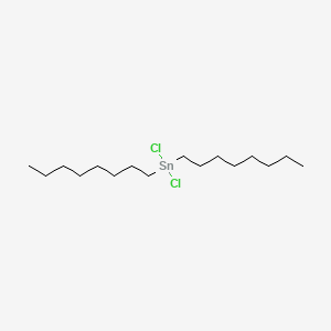 Chemical structure of Di-n-octyldichlorotin