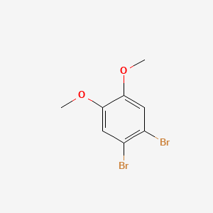 Chemical structure of 1,2-Dibromo-4,5-dimethoxybenzene