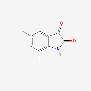Chemical structure of 5,7-Dimethylisatin