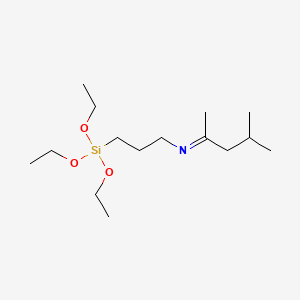 Chemical structure of 3-(1,3-Dimethylbutylidene) Aminopropyl Triethoxysilane