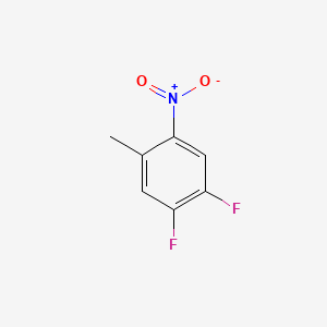 Chemical structure of 4,5-Difluoro-2-nitrotoluene