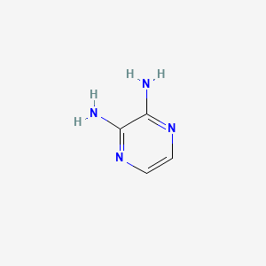 Chemical structure of 2,3-Diaminopyrazine