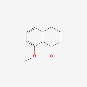 Chemical structure of 3,4-Dihydro-8-methoxynaphthalen-1(2H)-one