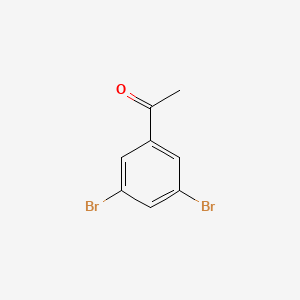 Chemical structure of 1-(3,5-Dibromophenyl)ethanone