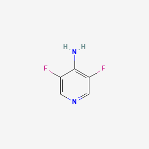 Chemical structure of 3,5-Difluoropyridin-4-amine