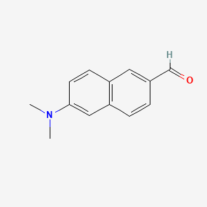 Chemical structure of 6-(Dimethylamino)-2-naphthaldehyde