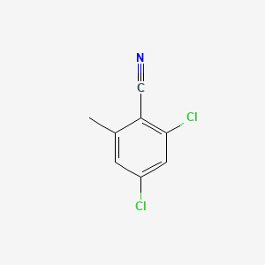 Chemical structure of 2,4-Dichloro-6-methylbenzonitrile