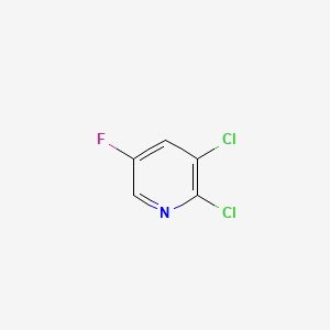 Chemical structure of 2,3-Dichloro-5-fluoropyridine