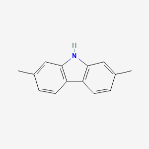 Chemical structure of 2,7-Dimethylcarbazole