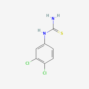 Chemical structure of N-(3,4-Dichlorophenyl)thiourea