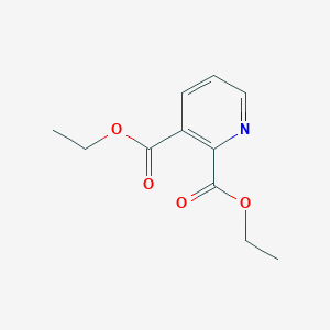 Chemical structure of Diethyl pyridine-2,3-dicarboxylate