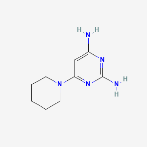 Chemical structure of 2,4-Diamino-6-piperidinopyrimidine