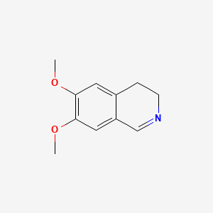 Chemical structure of 6,7-Dimethoxy-3,4-dihydroisoquinoline