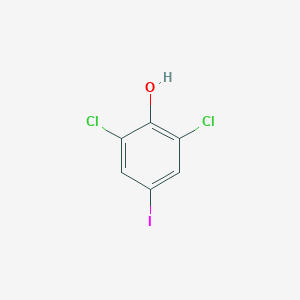 Chemical structure of 2,6-Dichloro-4-iodophenol