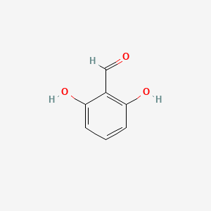 Chemical structure of 2,6-Dihydroxybenzaldehyde