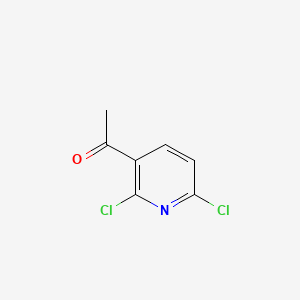 Chemical structure of 3-Acetyl-2,6-dichloropyridine
