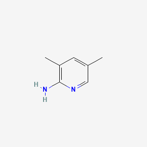 Chemical structure of 3,5-Dimethylpyridin-2-amine